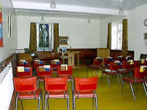 Inside the chapel